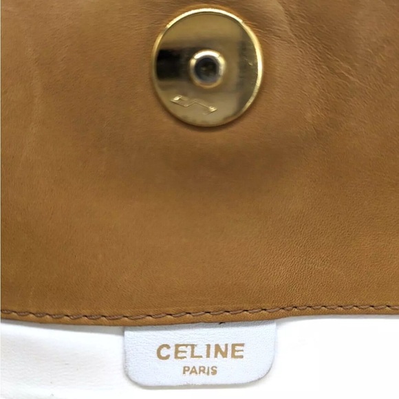 COA Celine White Leather Clutch - Picture 14 of 16